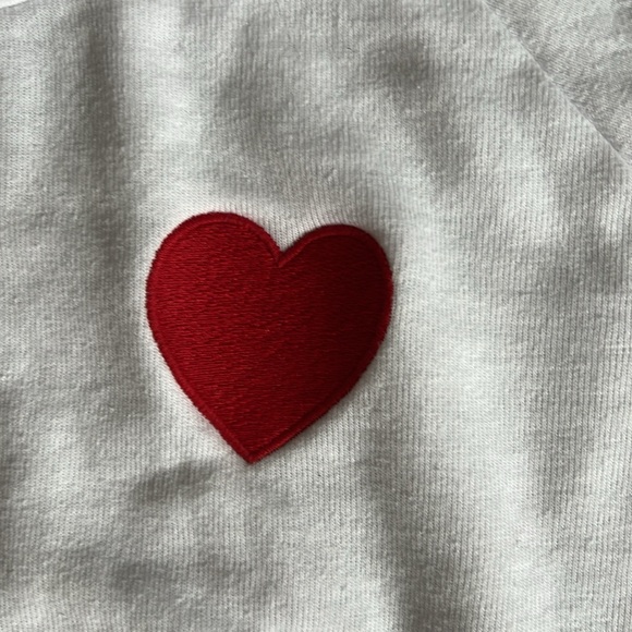 Aviator Nation Heart Logo Crop Sweatsh - Picture 5 of 8